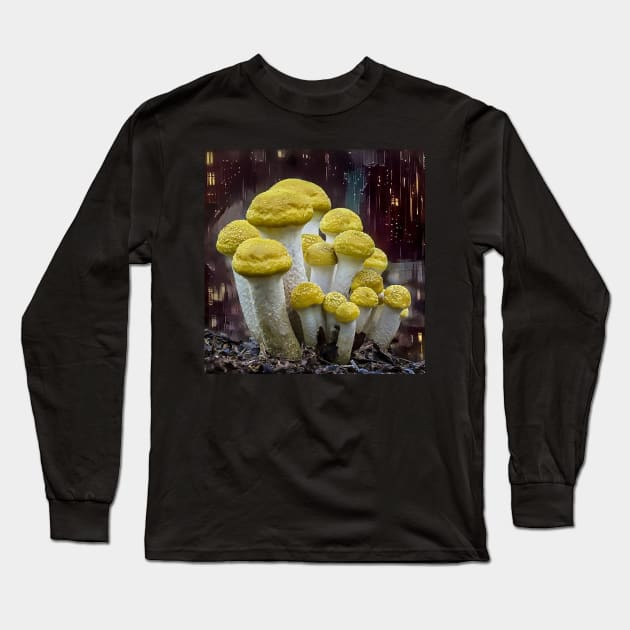 Shrooms Long Sleeve T-Shirt by Donkeh23